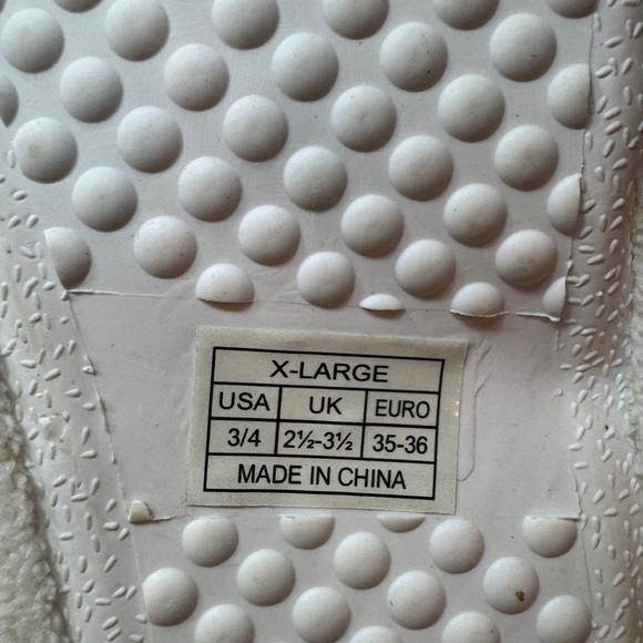 Capelli of New York Girls Size 3/4 Cozy Kids' Lamb Slippers - Cream - Picture 7 of 8